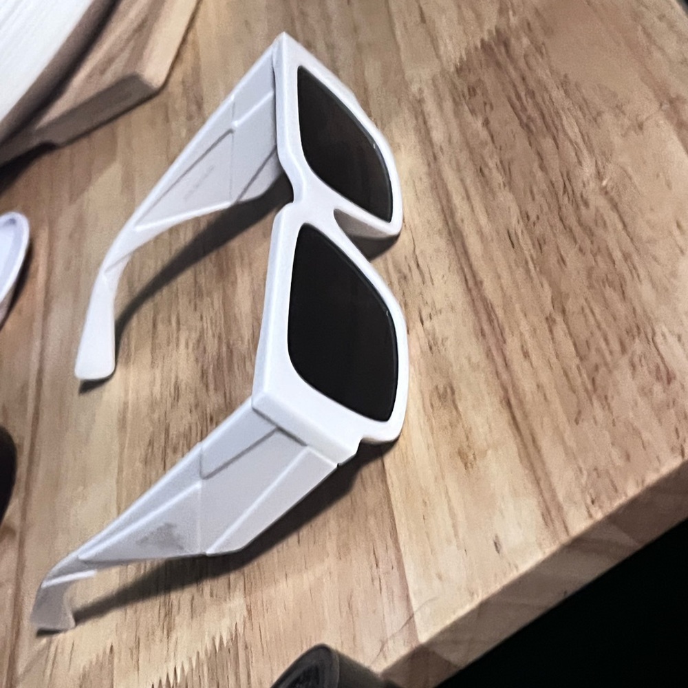 Prada White Tech Glasses